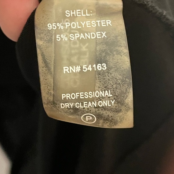 40-Calvin Klein Short Sleeve Midi Black Dress with Beading Size 12 - Picture 5 of 11